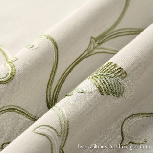 Home Textiles Woven Embroidered Curtains Valance